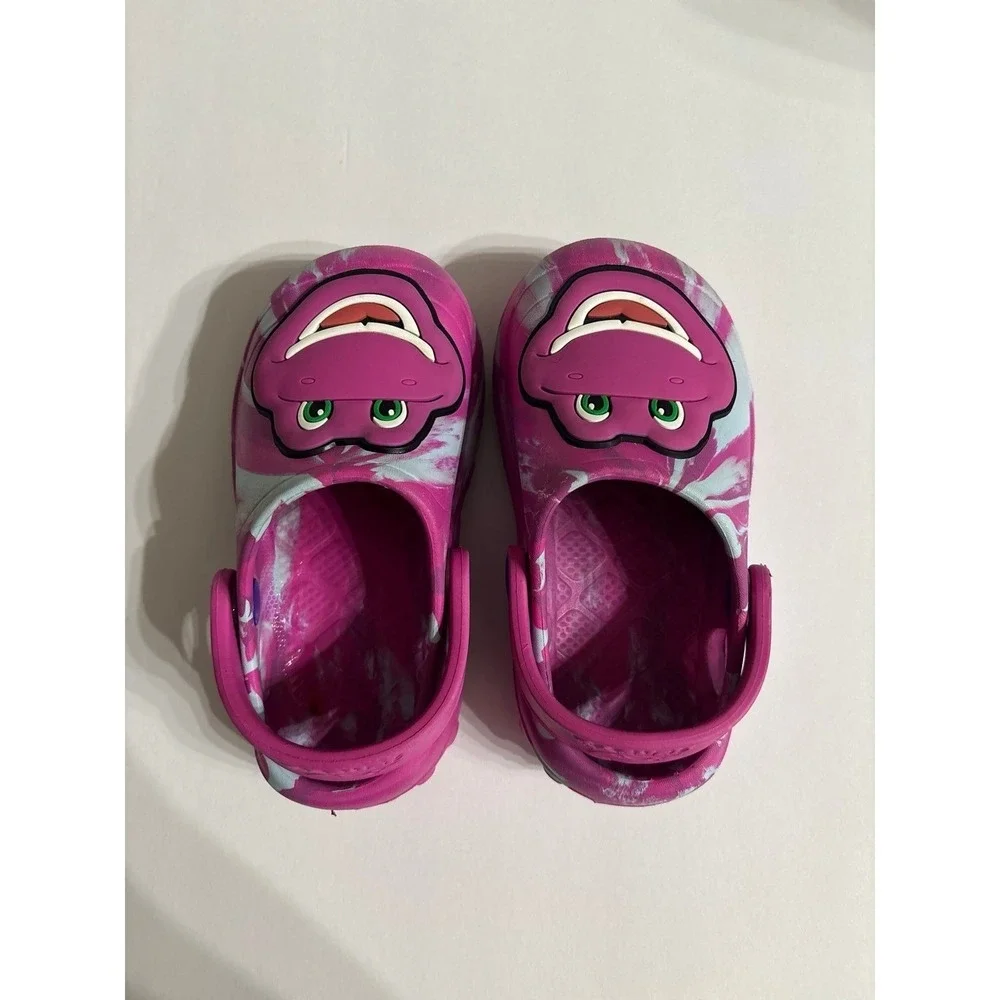 Barney Sandals (sz. 7/8) 90s Barney the Purple Dinosaur